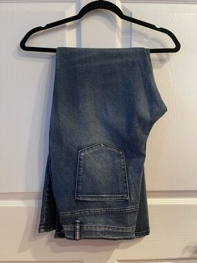 Classic Wide Leg Jeans - Dark Blue